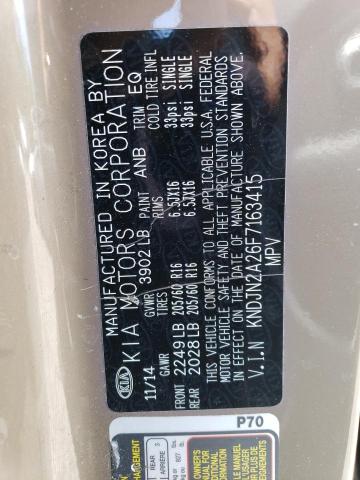 KNDJN2A26F7163415 KIA Soul