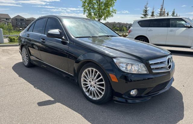 Salvage cars for sale from Copart Rocky View County, AB: 2009 Mercedes-Benz C 230 4matic