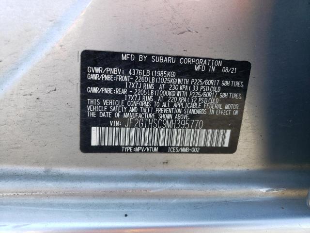 JF2GTHSC9MH395770 Subaru Crosstrek Sport