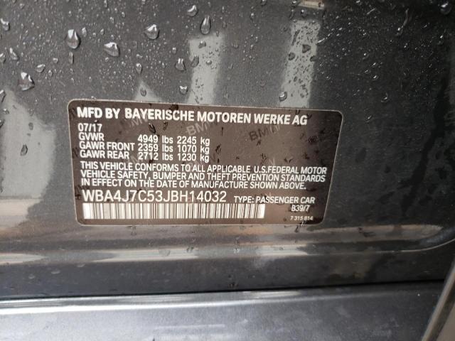 2018 BMW 440XI GRAN - WBA4J7C53JBH14032