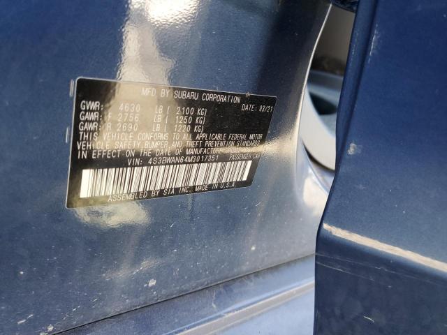 4S3BWAN64M3017351 Subaru Legacy Limited