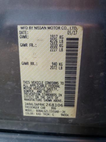 1N4AL3AP4HC268106 Nissan ALTIMA 2.5