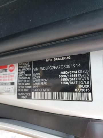 WD3PG2EA7G3081914 Mercedes-Benz Metris