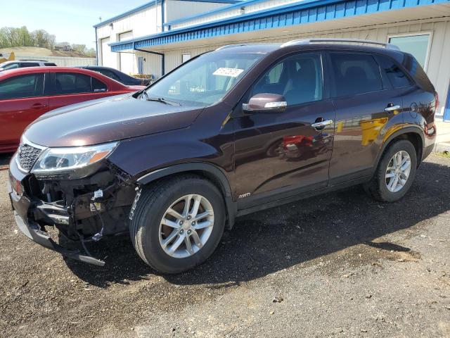 Lot #2501299259 2015 KIA SORENTO LX salvage car