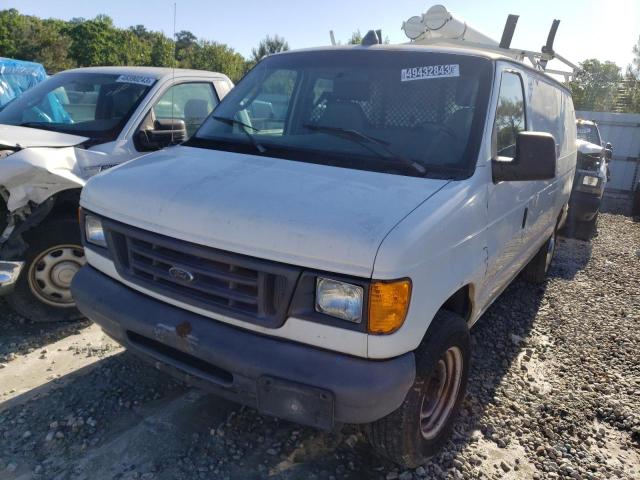Salvage cars for sale from Copart Ellenwood, GA: 2005 Ford Econoline E250 Van