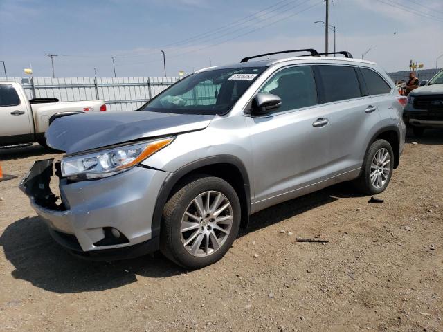 VIN 5TDJKRFH2ES021940 2014 Toyota Highlander, Xle no.1