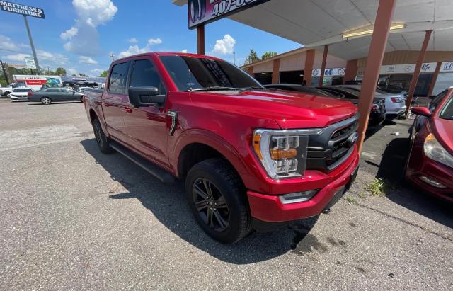 Salvage cars for sale from Copart Orlando, FL: 2021 Ford F150 Supercrew