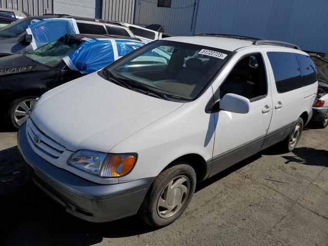 Salvage cars for sale from Copart Vallejo, CA: 2003 Toyota Sienna LE