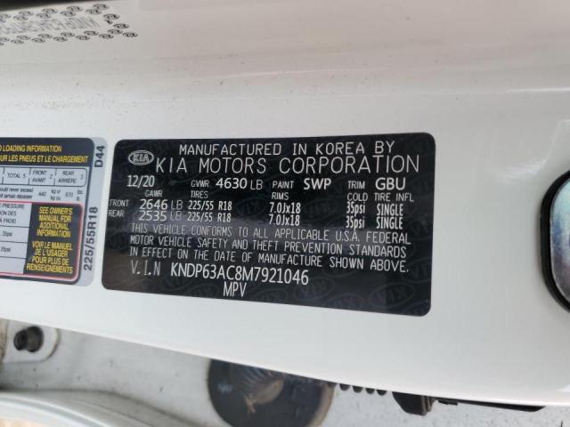 KNDP63AC8M7921046 KIA SPORTAGE S