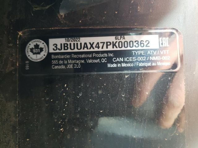 2023 CAN-AM DEFENDER M - 3JBUUAX47PK000362