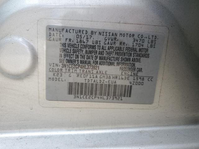 3N1CE2CP4HL373921 Nissan Versa Note S