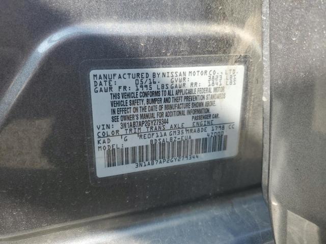 3N1AB7AP2GY279344 Nissan SENTRA S