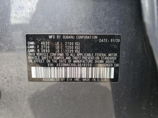 4S3BWAC66L3018258 Subaru Legacy Premium