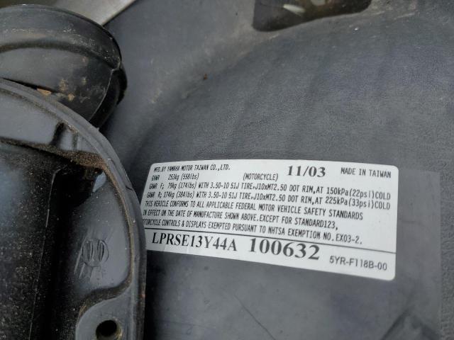 2004 YAMAHA XC125 V - LPRSE13Y44A100632