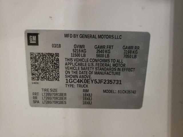 2018 CHEVROLET 3500HD - 1GC4K0EY5JF235731