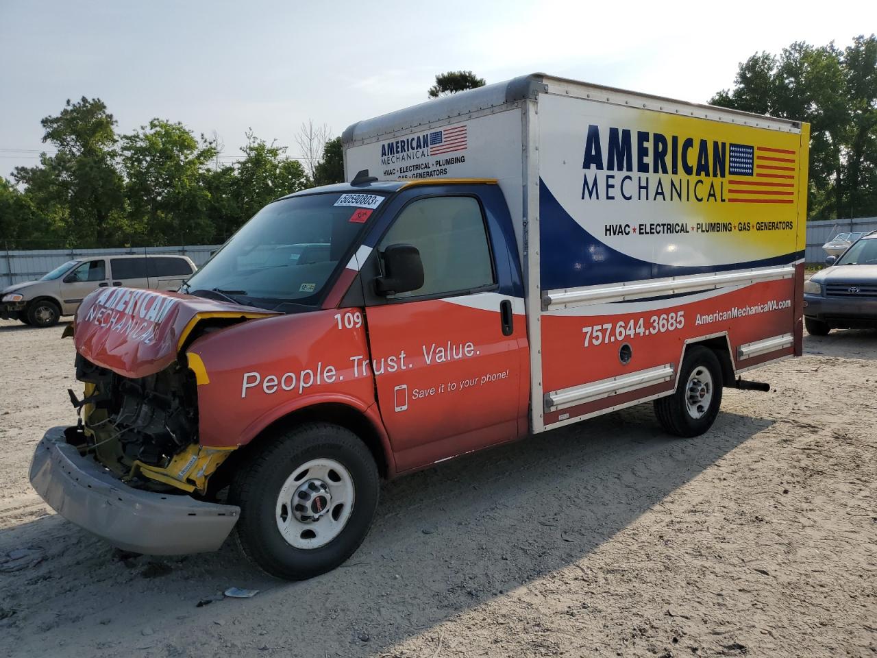 1GD07RFF3H1910612 GMC SAVANA CUT 2017