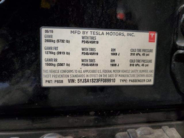 2015 TESLA MODEL S 70 5YJSA1S23FF089910
