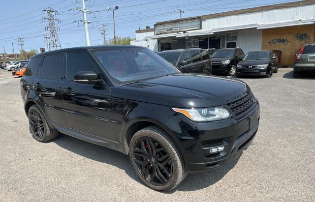Salvage cars for sale from Copart Montreal Est, QC: 2017 Land Rover Range Rover Sport SC