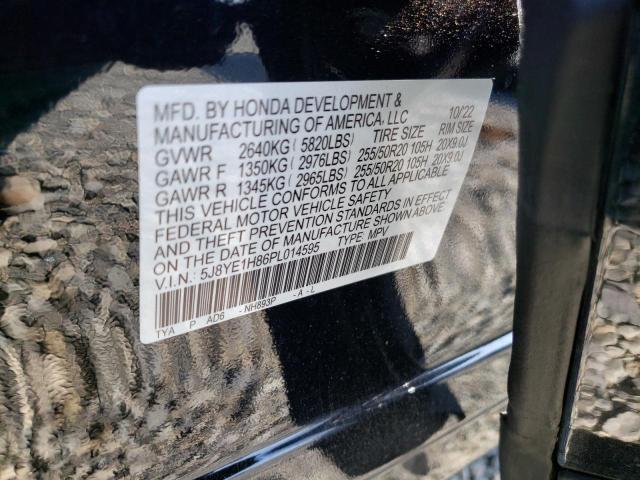 5J8YE1H86PL014595 Acura Mdx Advance