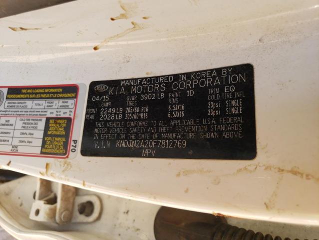 KNDJN2A20F7812769 KIA Soul