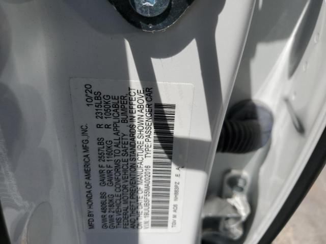 2021 ACURA TLX TECH A - 19UUB5F55MA002016