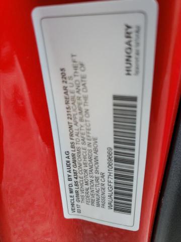 2017 AUDI 100 - WAUAUGFF7H1069669