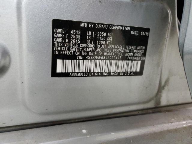 4S3BNAF68J3039415 Subaru Legacy 2.5i Premium