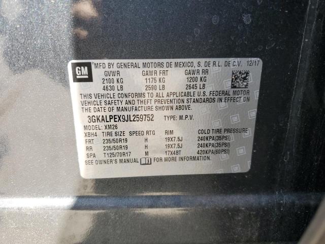 3GKALPEX9JL259752 GMC Terrain Slt