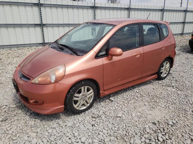 Salvage cars for sale from Copart Appleton, WI: 2007 Honda FIT S
