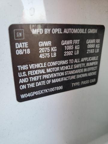 2019 BUICK REGAL ESSE W04GP6SX7K1007896