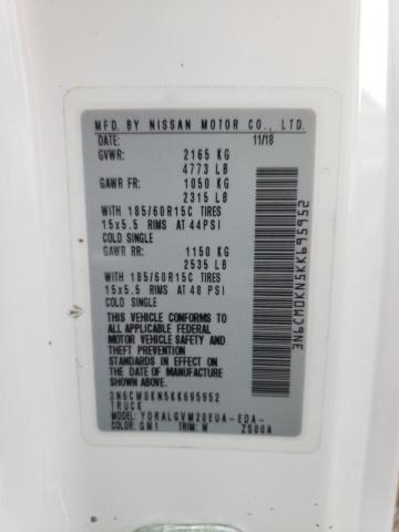 3N6CM0KN5KK695952 Nissan NV200 2.5S