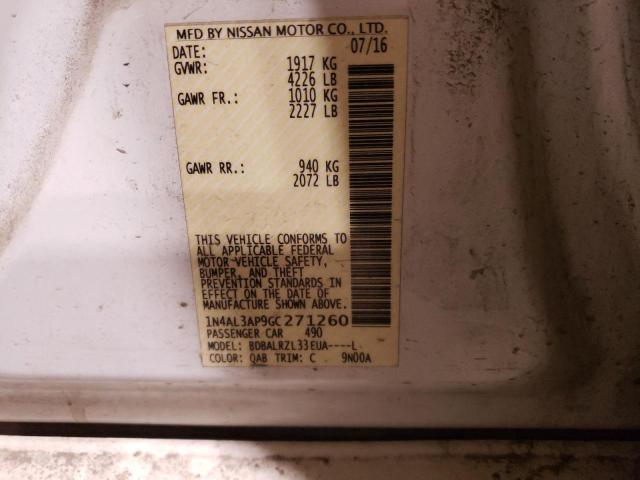2016 NISSAN ALTIMA 2.5 - 1N4AL3AP9GC271260