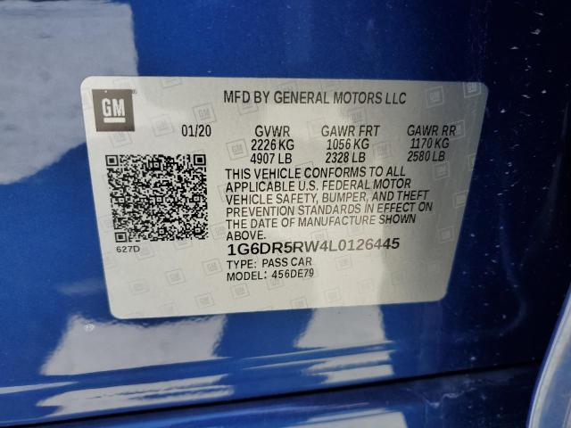 2020 CADILLAC CT5-V - 1G6DR5RW4L0126445