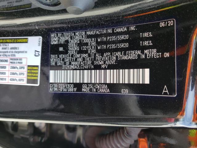 2020 LEXUS RX 350 F-S - 2T2YZMDA2LC248114