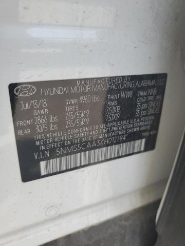 2019 HYUNDAI SANTA FE L - 5NMS5CAA3KH012794