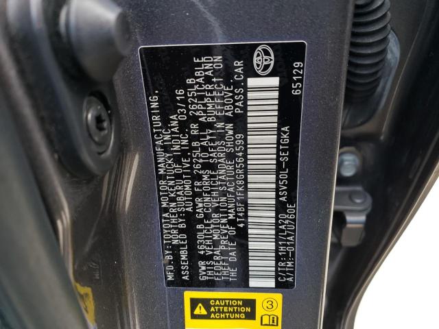 4T4BF1FK8GR564599 Toyota CAMRY LE
