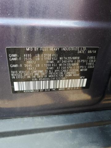 4S4BSBLCXF3221967 Subaru Outback 2.5i Limited