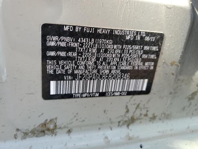 JF2GPAGC8E8208346 Subaru Xv Crosstrek 2.0 Limited