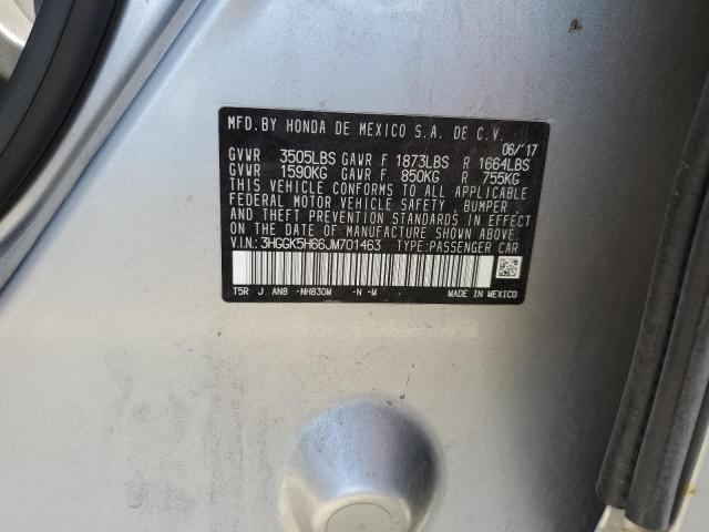 2018 HONDA FIT SPORT - 3HGGK5H66JM701463