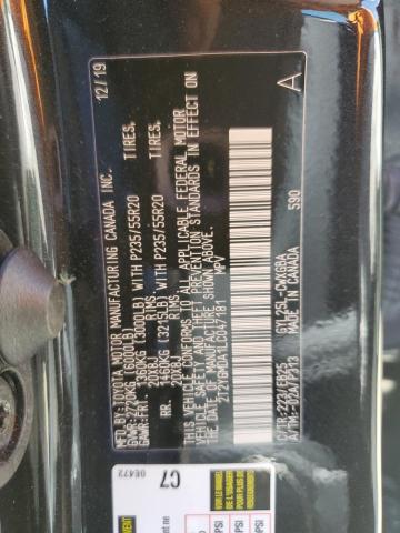 2020 LEXUS RX 450H F- 2T2YGMDA1LC047181