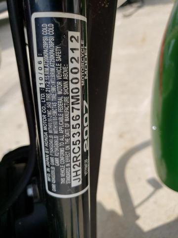 2007 HONDA VT750 C2F JH2RC53567M000212