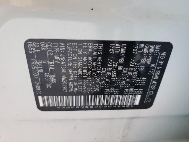 JN8AT3AB0MW205967 Nissan ROGUE S