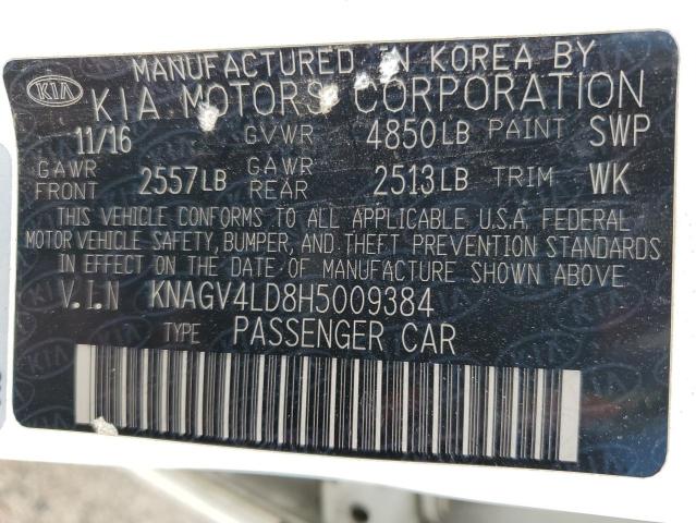 2017 KIA OPTIMA PLU KNAGV4LD8H5009384