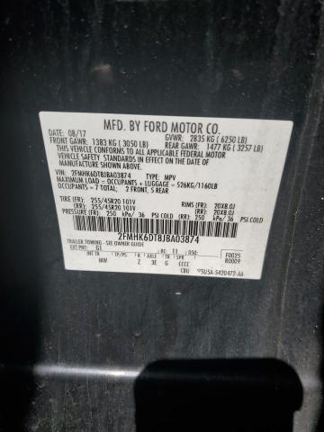 2FMHK6DT8JBA03874 | 2018 FORD FLEX LIMIT