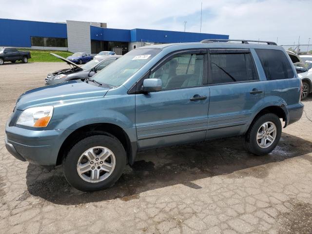 Salvage cars for sale at Woodhaven, MI auction: 2005 Honda Pilot EXL