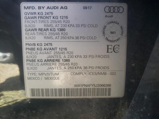 2018 AUDI Q5 TECHNIK - WA1FNAFY5J2066266