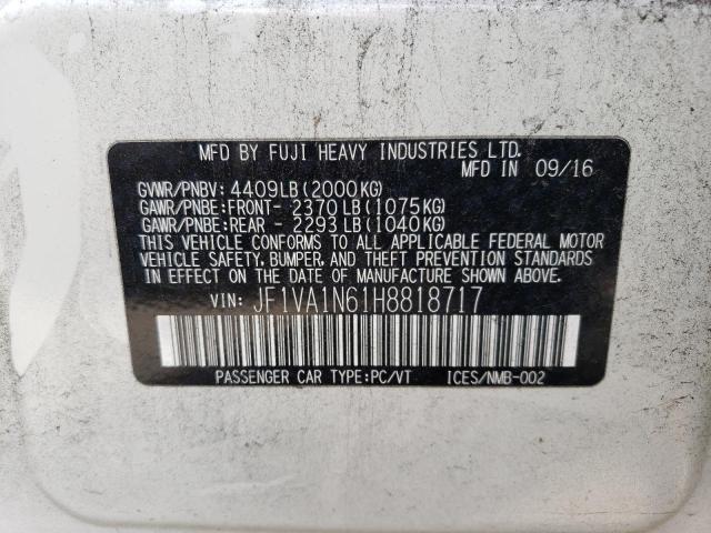 JF1VA1N61H8818717 Subaru Wrx Limited