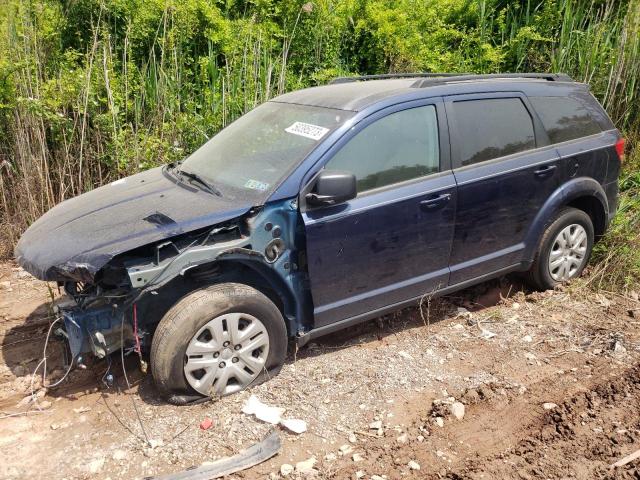 Salvage cars for sale from Copart Chalfont, PA: 2019 Dodge Journey SE