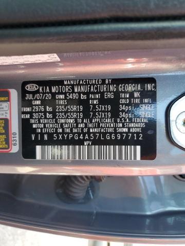 5XYPG4A57LG697712 KIA SORENTO S
