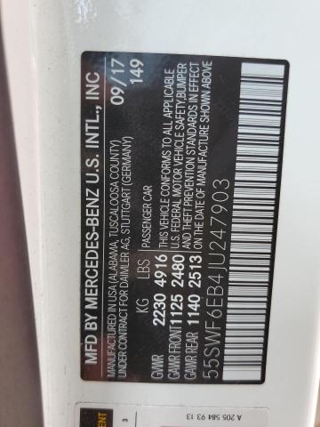 55SWF6EB4JU247903 Mercedes-Benz C 43 4matic Amg